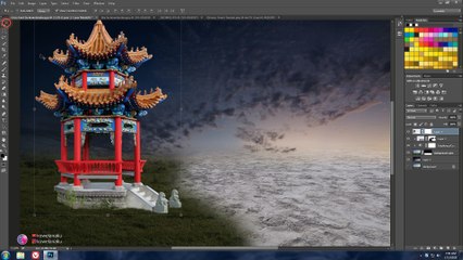 Graceful | Oriental Photoshop Composite Manipulation Tutorial