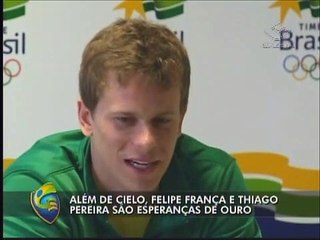 Cielo e mais dois são esperanças de ouro na natação brasileira