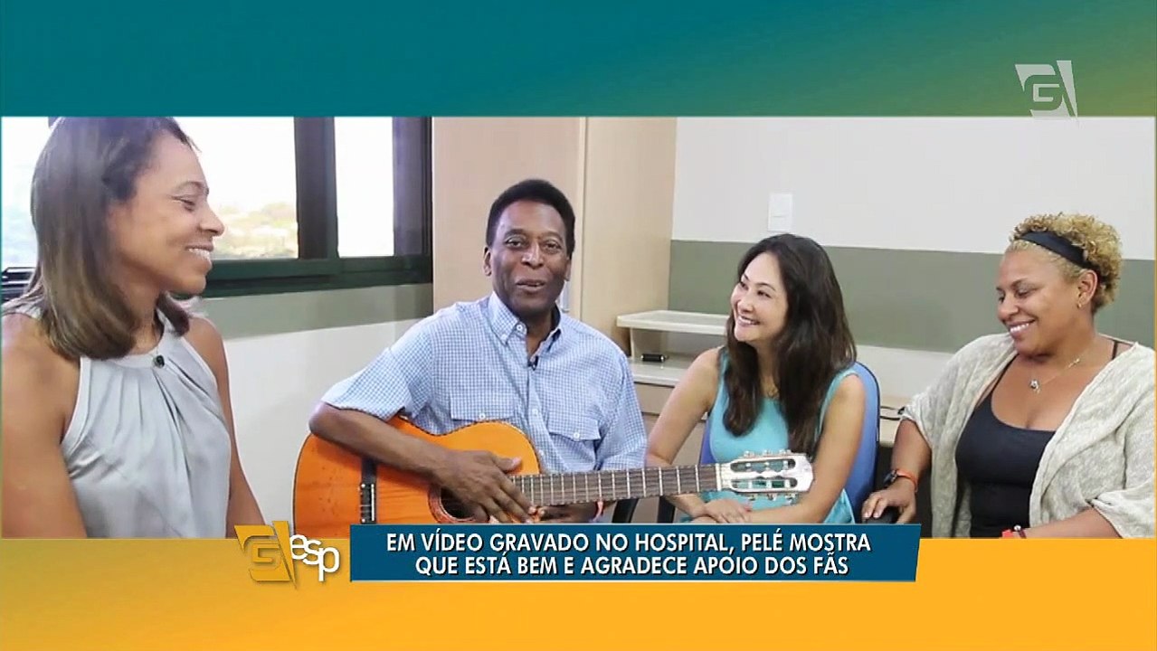 Pelé posta vídeo em redes sociais e agradece aos fãs