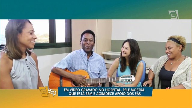 Pelé posta vídeo em redes sociais e agradece aos fãs
