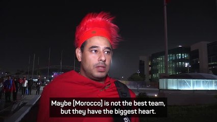 Descargar video: Croatia and Morocco fans celebrate World Cup showings