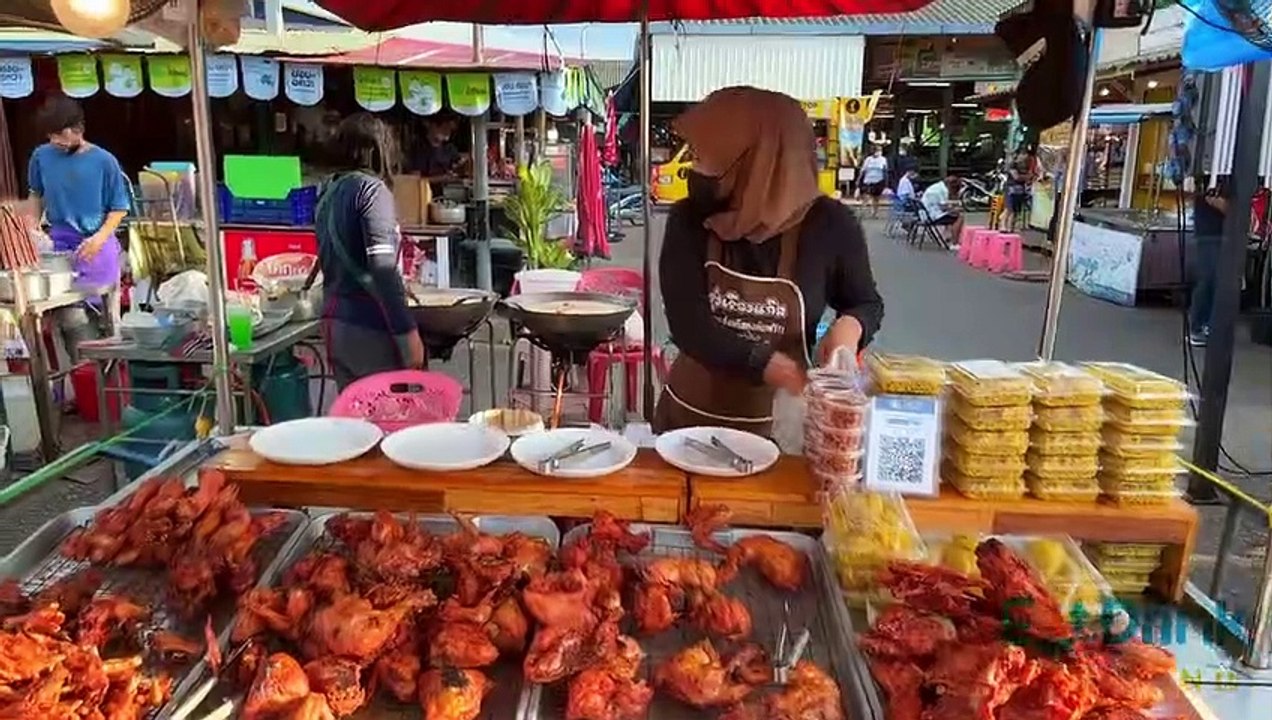 Only $0.5!! Ultimate Thai Hat Yai Fried Chicken _ Thailand Street Food