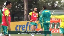 Verdão esconde treino em preparação para enfrentar o Cruzeiro