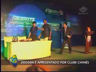 Didier Drogba é apresentado no Shanghai Shenhua
