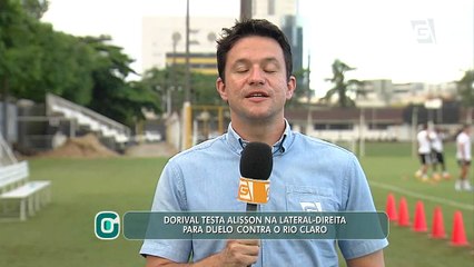 Santos segue preparação para jogo contra Rio Claro