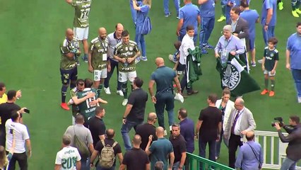 Veja imagens do presidente eleito Jair Bolsonaro no Allianz Parque