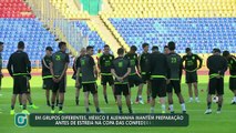 México e Alemanha se preparam para a estreia na Copa das Confederações