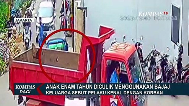 Penculikan Anak 6 Tahun dengan Menggunakan Bajaj Terekam CCTV!