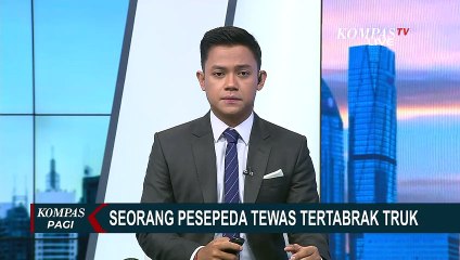 Video herunterladen: Seorang Pesepeda Tewas Tertabrak Truk Kontainer di Karawang Jawa Barat