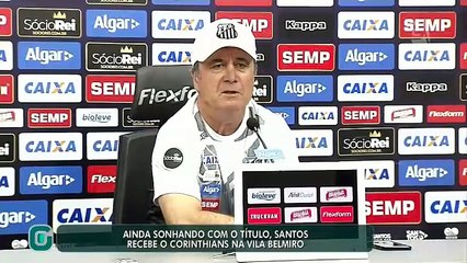 Santos ainda sonha com o título e recebe o Corinthians na Vila