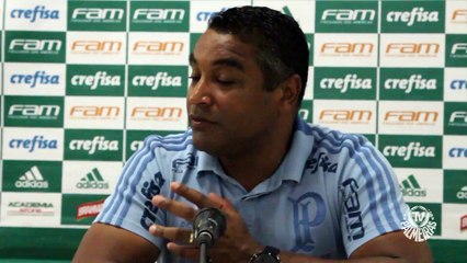 Coletiva do técnico Roger Machado após vitória do Palmeiras em amistoso