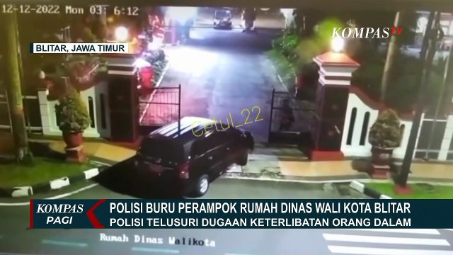 Lewat Sidik Jari, Polisi Buru Perampok yang Bawa Kabur Rp 400 Juta dari Rumah Dinas Wali Kota Blitar