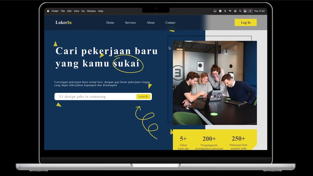 Website LokerIn Design in Figma   Day - 06 | Appsventory
