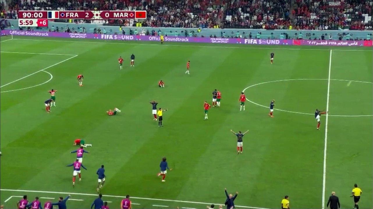 France celebrate semifinal win and come Final