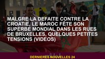 Malgré la défaite contre la Croatie, le Maroc célèbre sa superbe Coupe du monde dans les rues de Bru