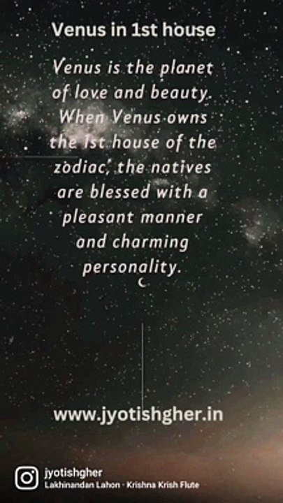 Venus in First House
