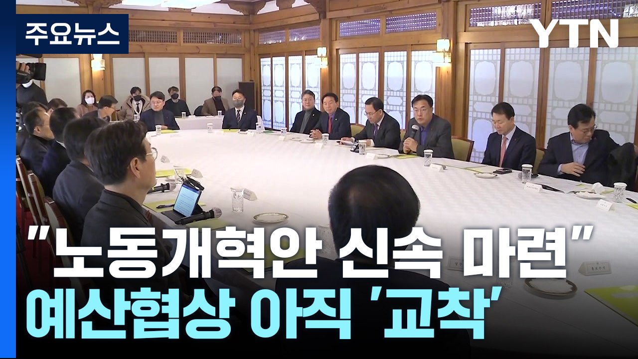 당정 "노동개혁안 신속 마련"...예산협상 아직 '교착' / YTN