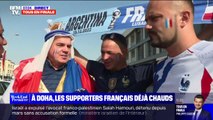 Même en minorité, les supporters Français à Doha se préparent à donner de la voix