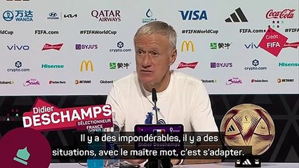 France - Deschamps : "Je n'ai pas d'inquiétudes, de stress"