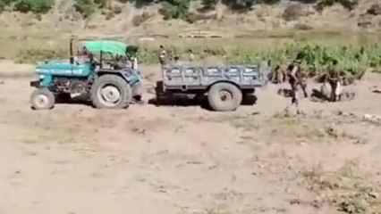 पन्नाः जिले में धड़ल्ले से चल रहा अवैध उत्खनन का कारोबार,जिम्मेदार बने तमाशबीन