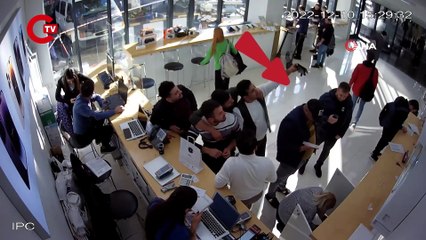 Batum'daki Apple mağazasında iPhone çalındı: Bin dolar ödül konuldu
