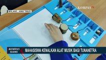 Mahasiswa Universitas Negeri Malang Kenalkan Alat Musik Bagi Tunanetra