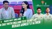 A chat with England Test debutant Rehan Ahmed's father | Pakistan vs England | PCB | MY2T