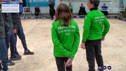 FINALE C.N.J. 2022 - ST FLORENTIN - 2è tour Cadets CHALAZON VS DUBOIS TRIP