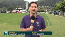 Santos encerra preparação para jogo contra o Atlético-PR