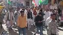 गुना: चाचौड़ा को जिला बनाने की मांग करते हुऐ विधायक लक्ष्मण सिंह ने निकाली पैदल पदयात्रा