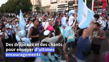 Dans les rues de Buenos Aires, l'Argentine se prépare pour la finale de la Coupe du monde