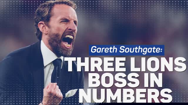 Gareth Southgate - Three Lions boss in numbers