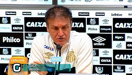 Coletiva do técnico Cuca após derrota do Santos para o Cruzeiro