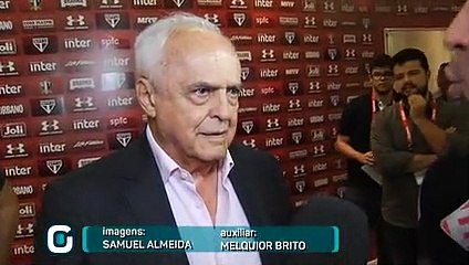 Entrevista com Leco antes da partida contra o Atlético-PR