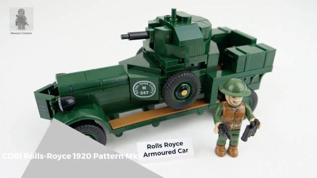 COBI Great War | 2988 - Rolls-Royce 1920 Pattern Mk I - unboxing and pure build - part 2
