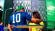 Torcida alviverde se emociona na inauguração do Allianz Parque