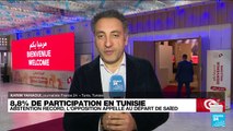 Les élections législatives en Tunisie marquées par une abstention record de plus de 90 %