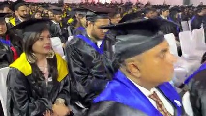पेरेंट्स की मौजूदगी में 638 स्टूडेंट्स को प्रदान की गई डिग्री, दीक्षांत समारोह आयोजित