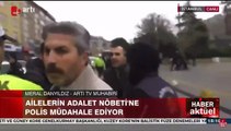 Adalet Nöbeti’nde bir polis HDP İl Eş Başkanı Ferhat Encü’ye tokat attı