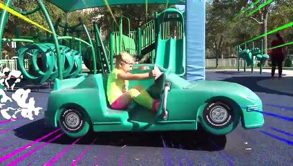 Diana with Baby Doll play on the Outdoor Playground