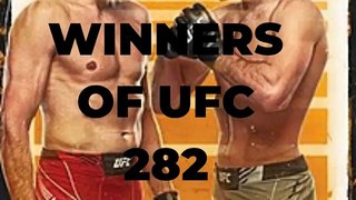 UFC 282 RESULTS