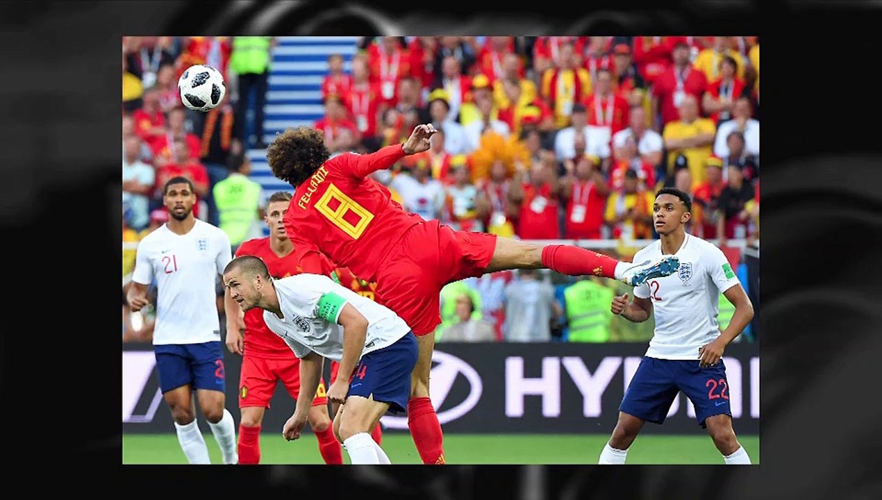 imagens do confronto Inglaterra e Bélgica