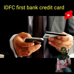 Idfc first bank credit card