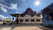 Bir köye baskın düzenleyen Myanmar güvenlik güçleri evleri yaktı ve hayvanları öldürdü