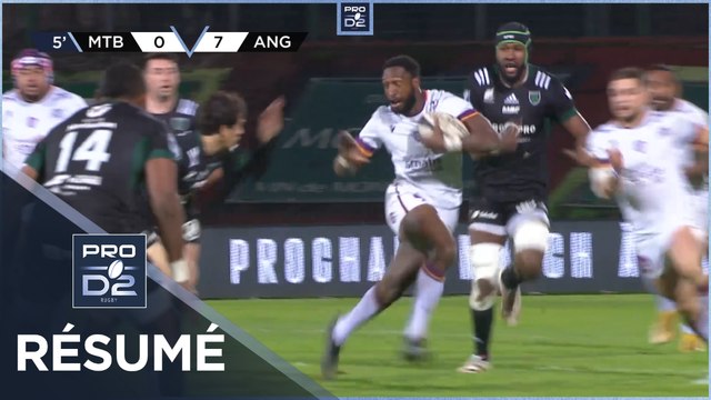 PRO D2 - Résumé US Montauban-SA XV Charente: 22-19 - J15 - Saison 2022/2023