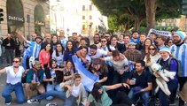 Argentini in festa a Palermo per i mondiali di calcio