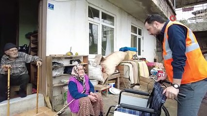 İbrahim dedenin tekerli sandalye hayali gerçek oldu