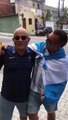 Torcedores argentinos e franceses assistem final da Copa em Fortaleza