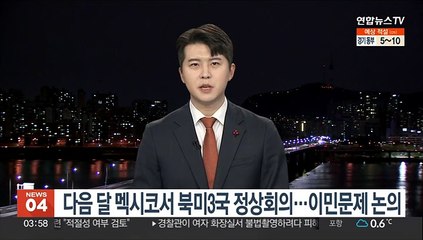 다음 달 멕시코서 북미3국 정상회의…이민문제 논의