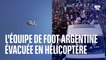 Buenos Aires: l'équipe de football argentine évacuée en hélicoptère à cause de la foule